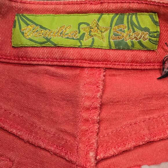 Vanilla Star Pink Low Rise Shorty Surf Y2K Summer Short Shorts - Picture 3 of 7